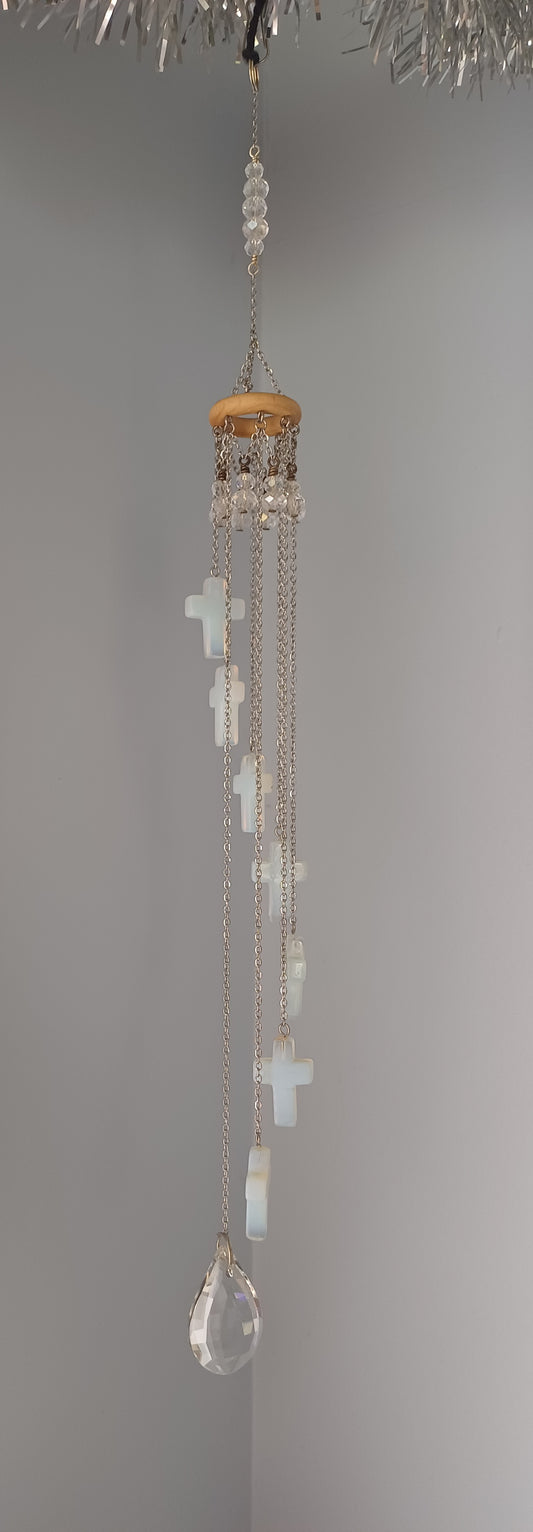 Opalite Crux Suncatcher