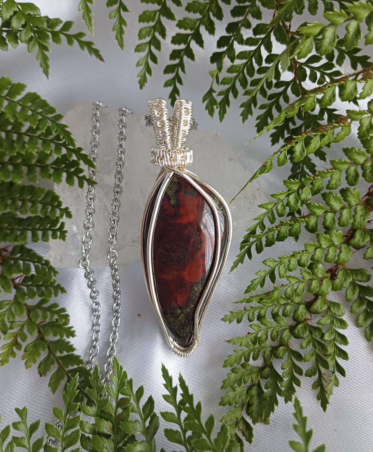 African Bloodstone Pendant