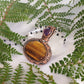 Tiger Eye & Amethyst Pendant