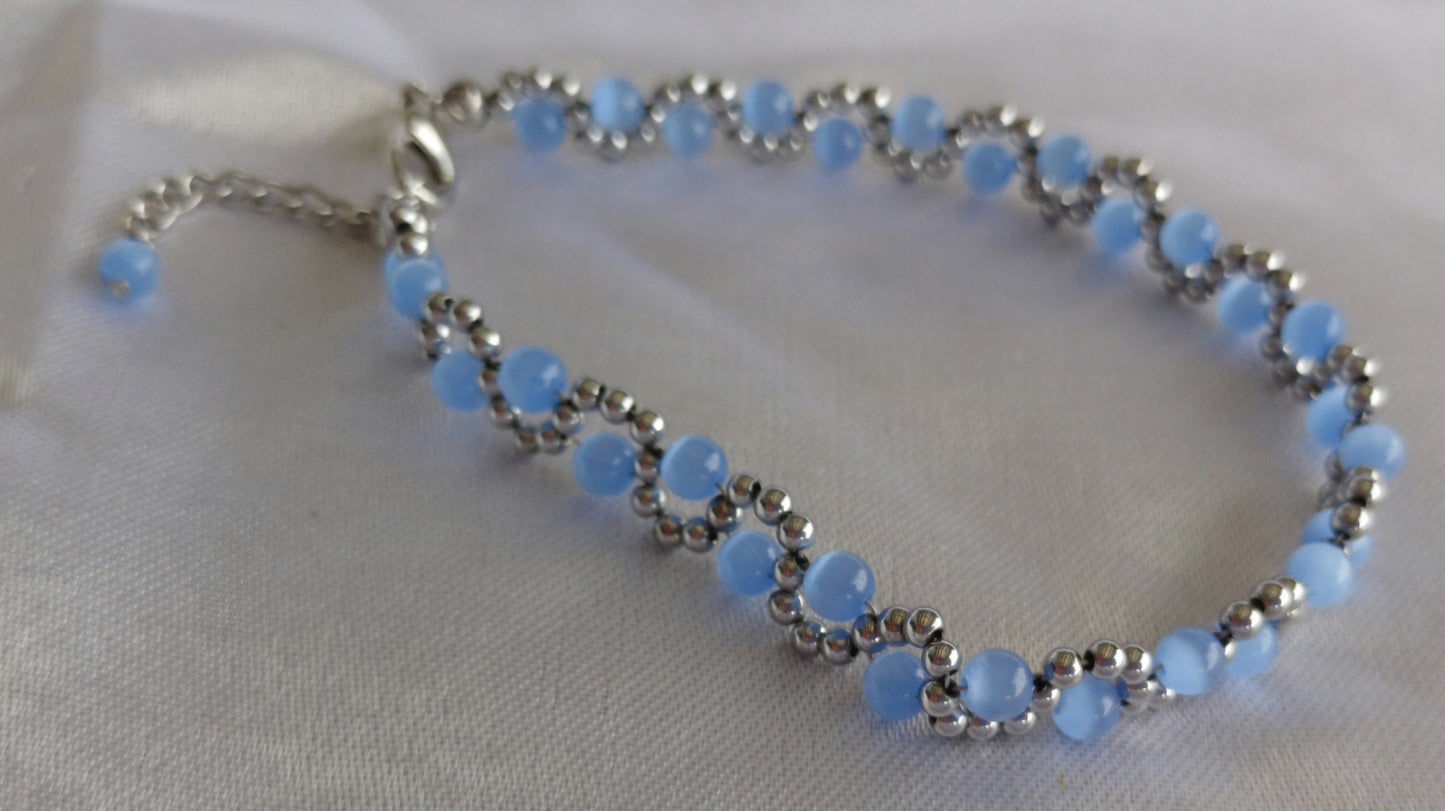 Blue Selenite Bracelet