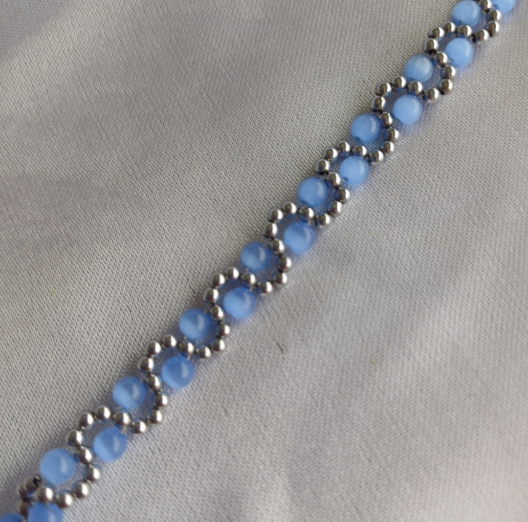 Blue Selenite Bracelet