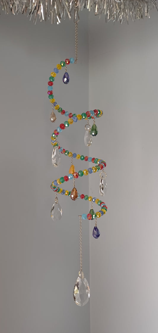 Rainbow Spiral Suncatcher #2