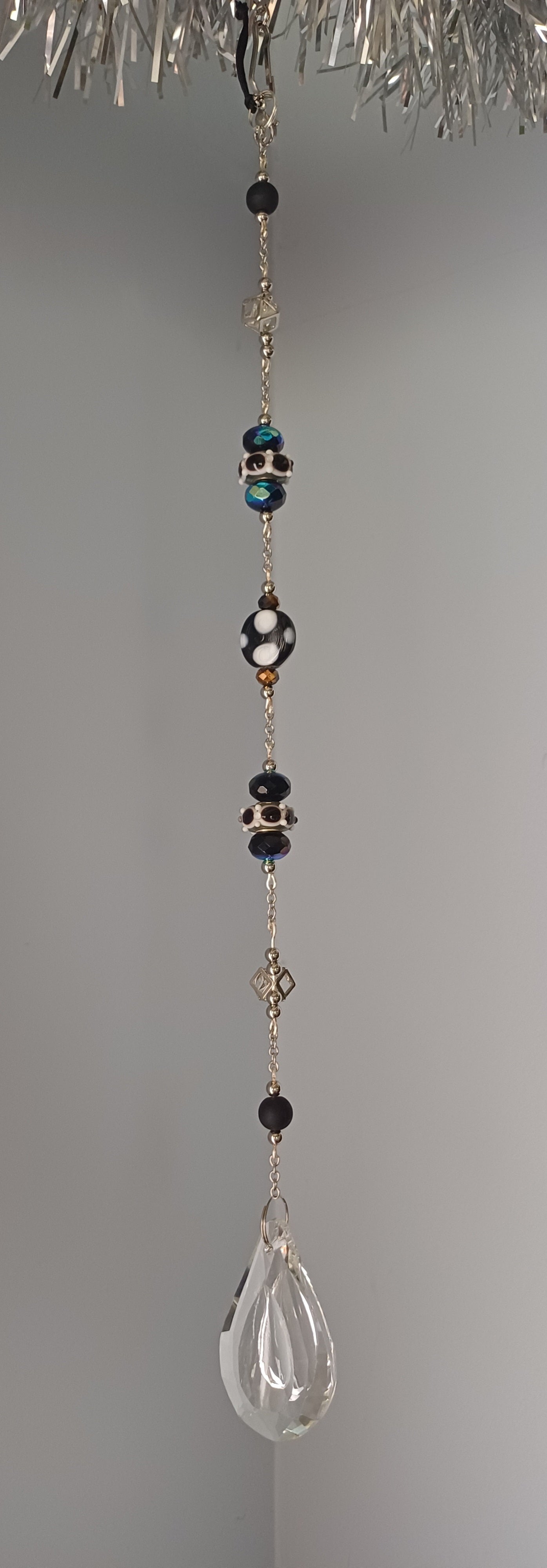 Blue Bead Suncatcher