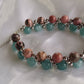 Rhodonite & Aquamqrine Bracelet