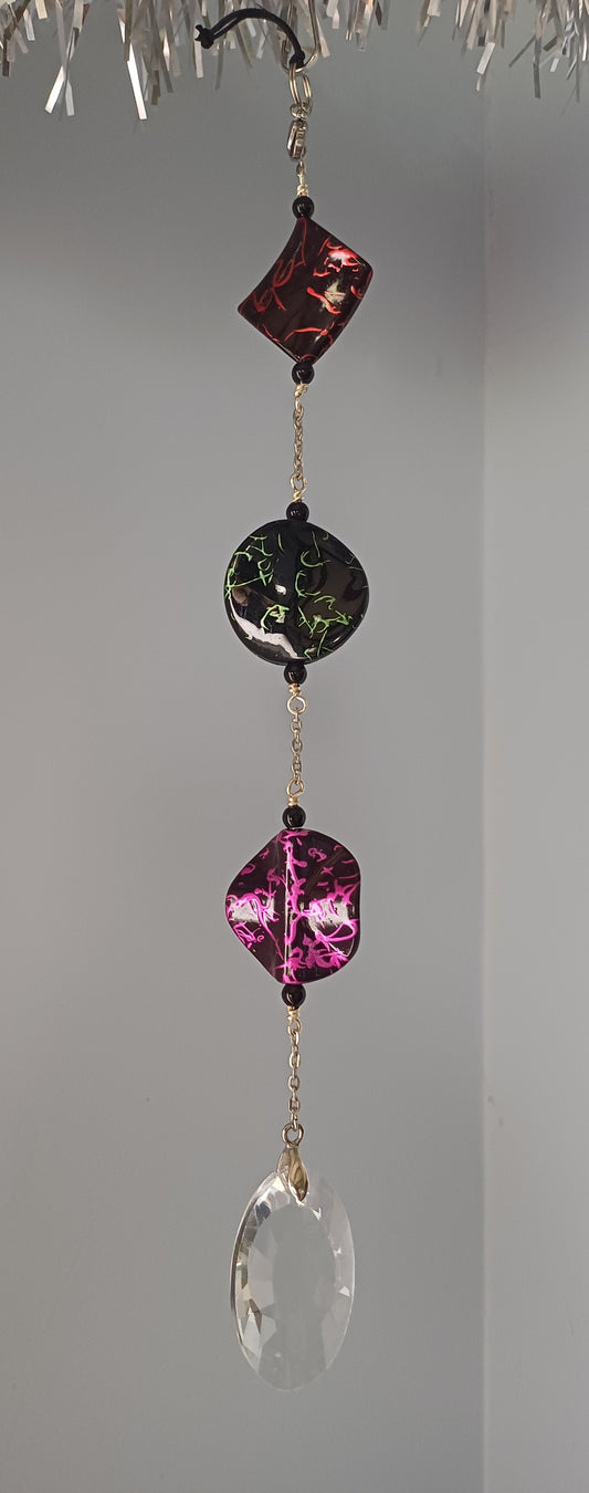 Colorful Beaded Suncatcher