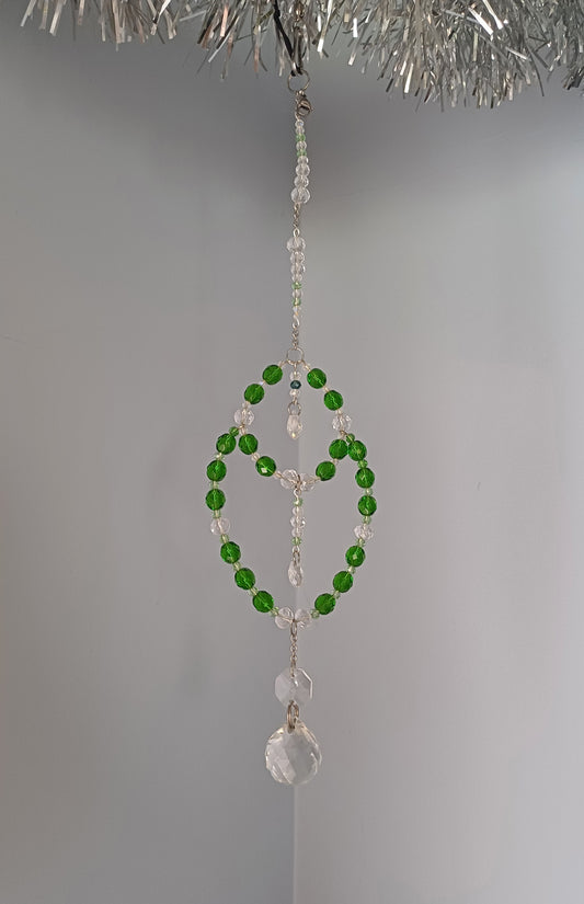 Green Sparkle Suncatcher