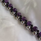 Amethyst & Hematite Bracelet
