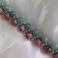Rhodonite & Aquamqrine Bracelet