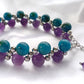 Amethyst & Apatite Bracelet