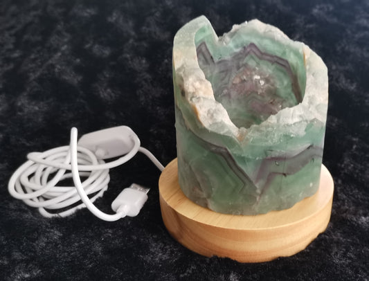 Fluorite Lamp