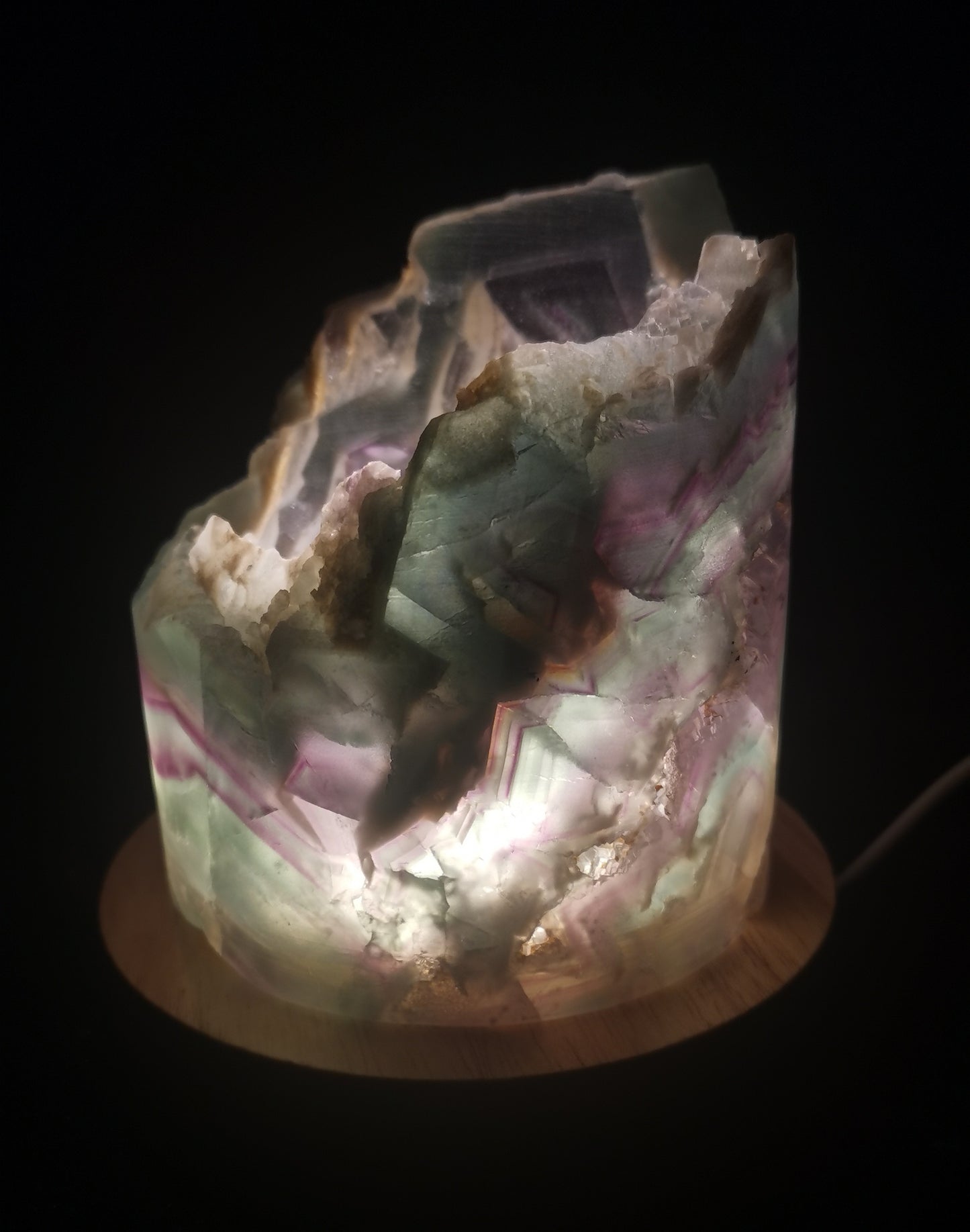 Fluorite Lamp