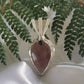 Strawberry Quartz & Black Onyx Pendant